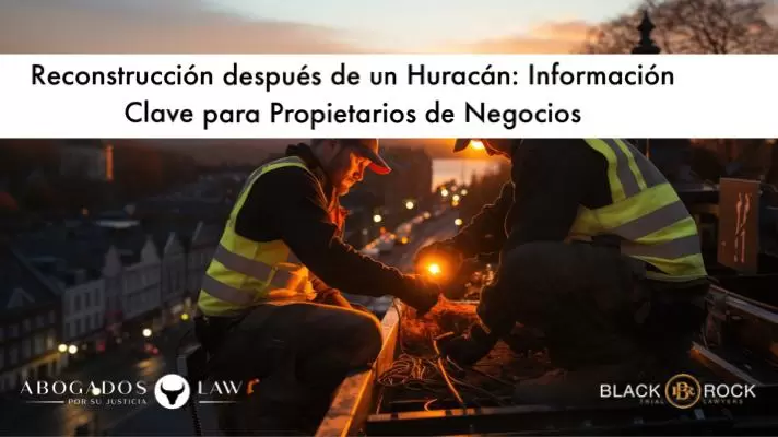 Reconstrucción después de un Huracán: Información Clave para Propietarios de Negocios